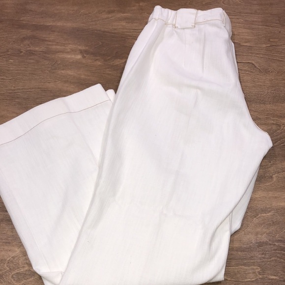Soft Surroundings size TM white wide leg 70’s style pants - Picture 4 of 4